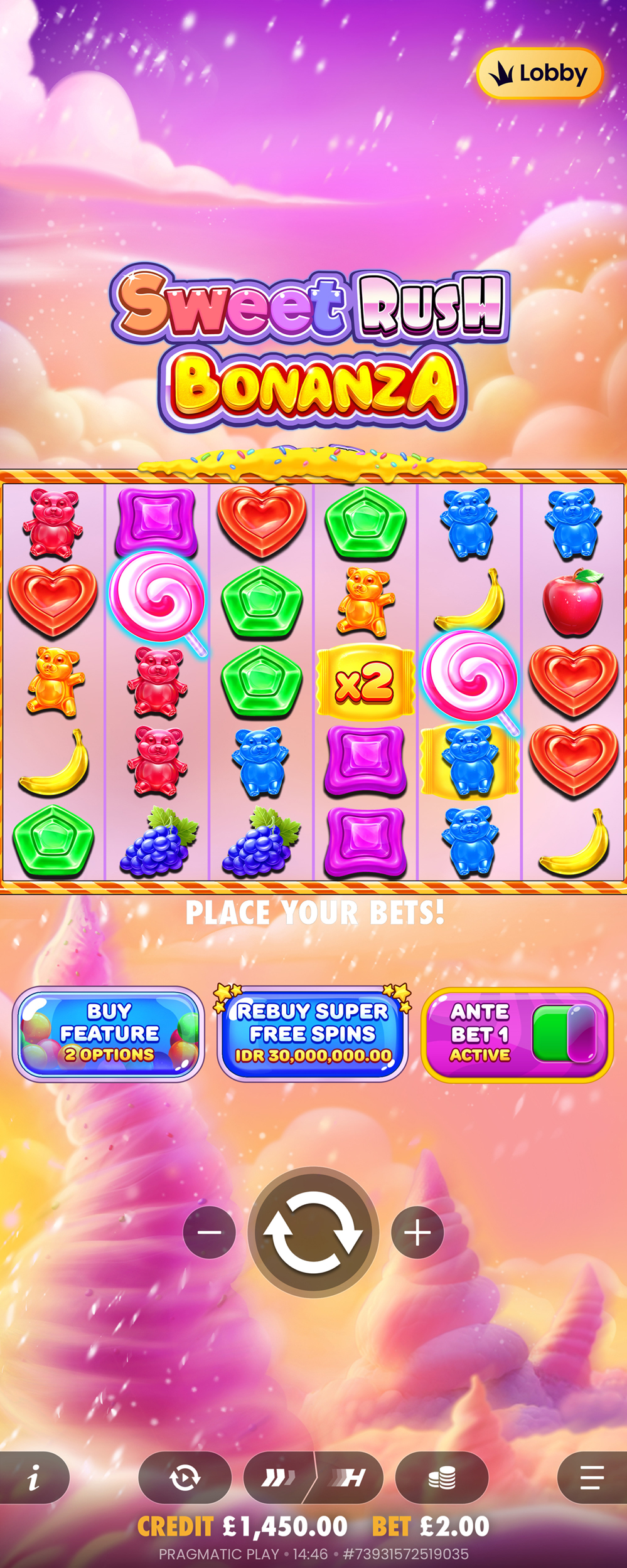 Sweet Rush Bonanza - screenshot with slot description 8